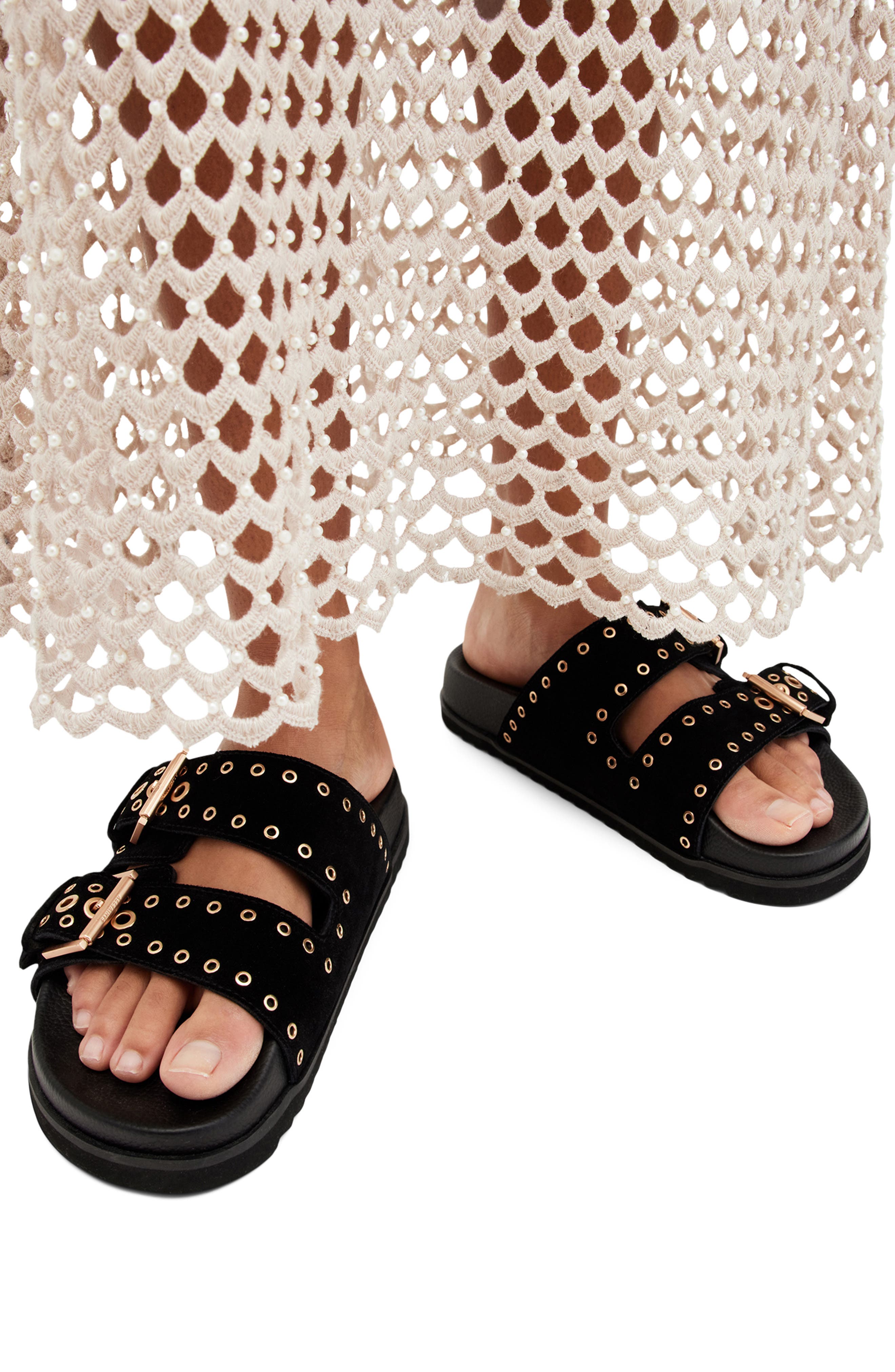 AllSaints Khai Sandal, Alternate, color, 