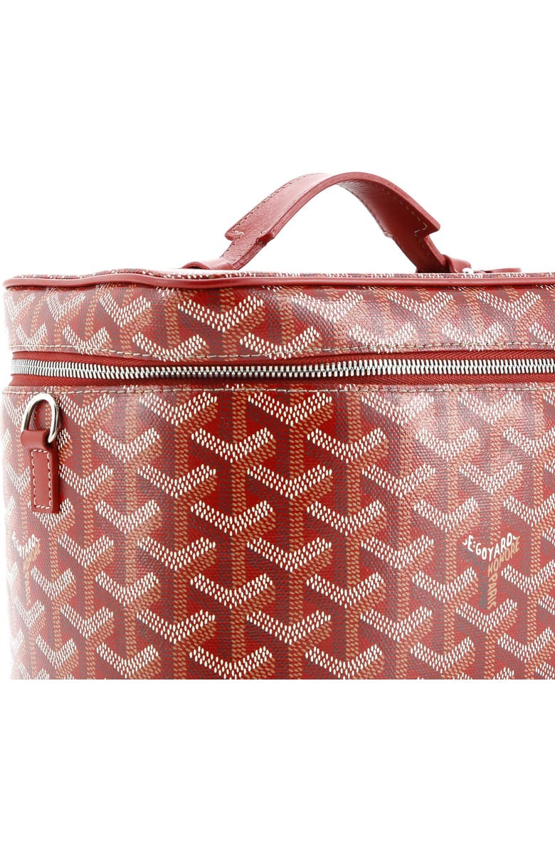 Pre-Owned Goyard Muse Vanity Case Coated Canvas, Alternate, color, Red