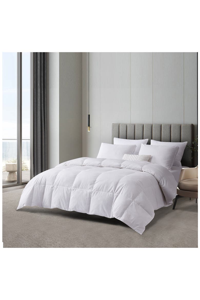 Beautyrest Tencel® & Cotton Blend Down Comforter, Main, color, WHITE