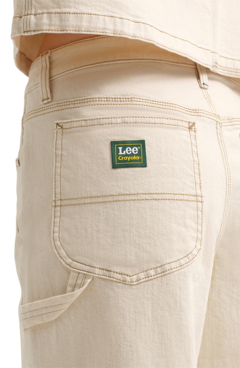Lee x Crayola Carpenter Straight Leg Jeans, Alternate, color, Ecru