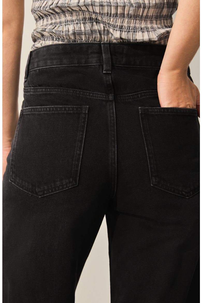 Wide Leg Jeans, Alternate, color, BLACK