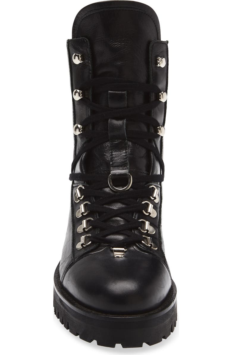 AllSaints Franka Lug Sole Boot, Alternate, color, Black