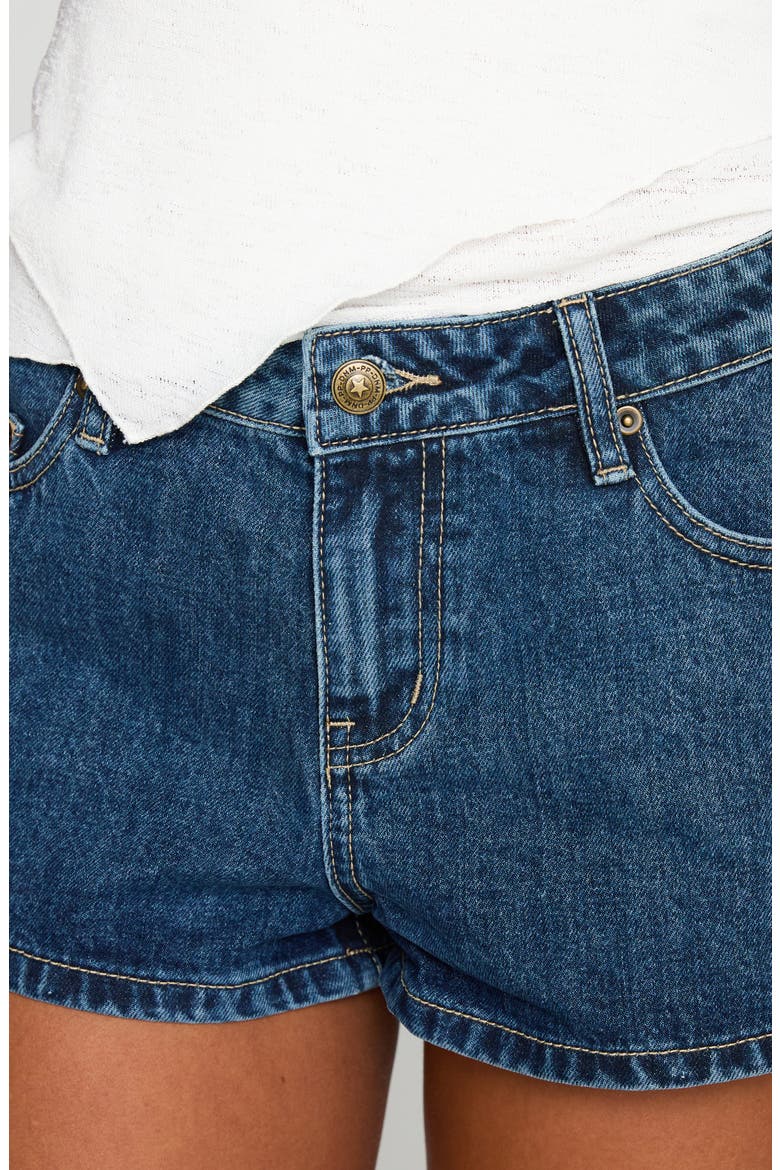 Dreamful Denim Shorts, Alternate, color, MID WASH