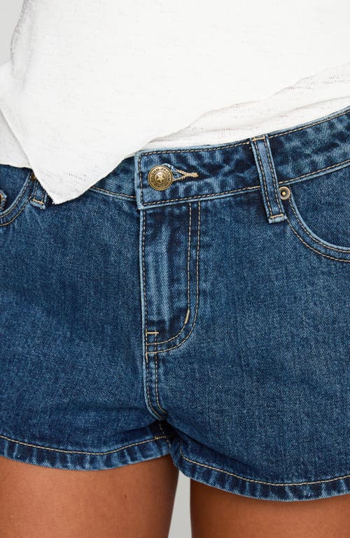 Princess Polly Dreamful Denim Shorts In Blue