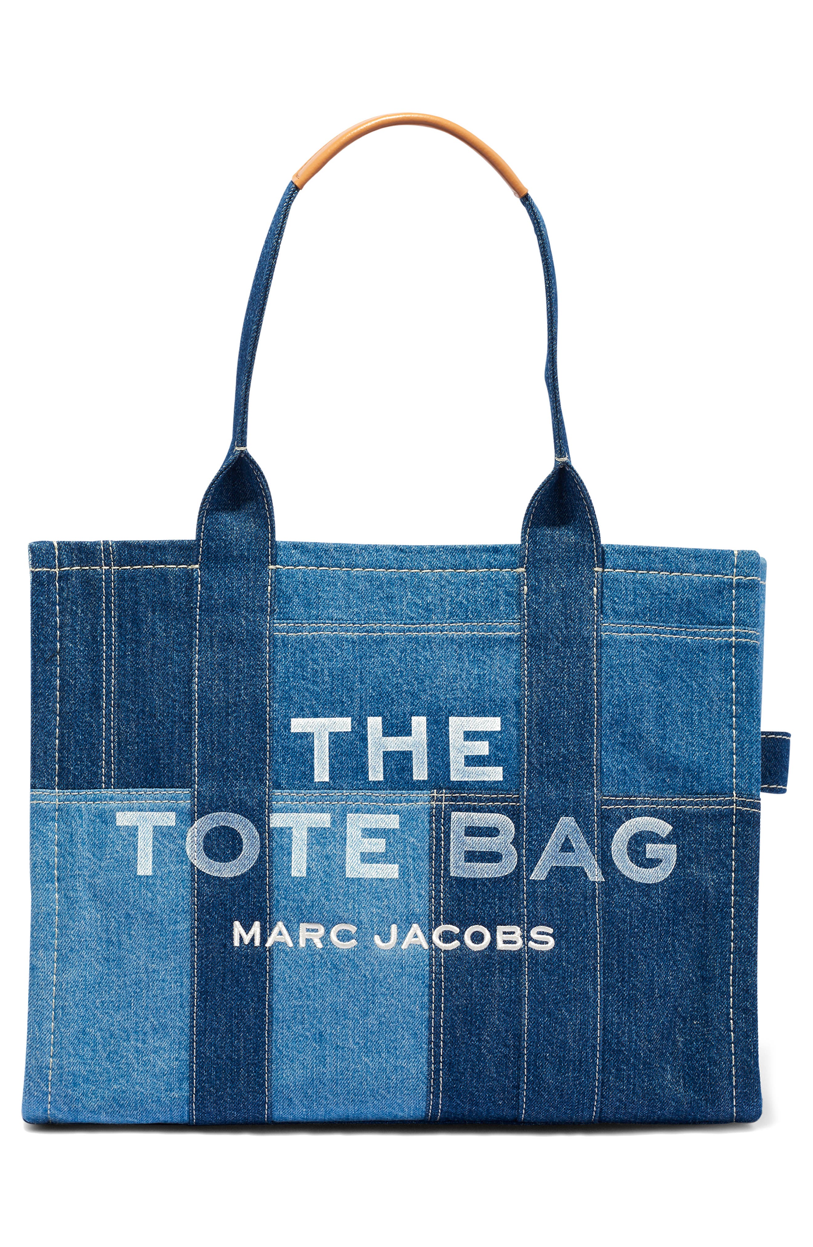 Marc Jacobs The Denim Large Tote Bag, Main, color, 