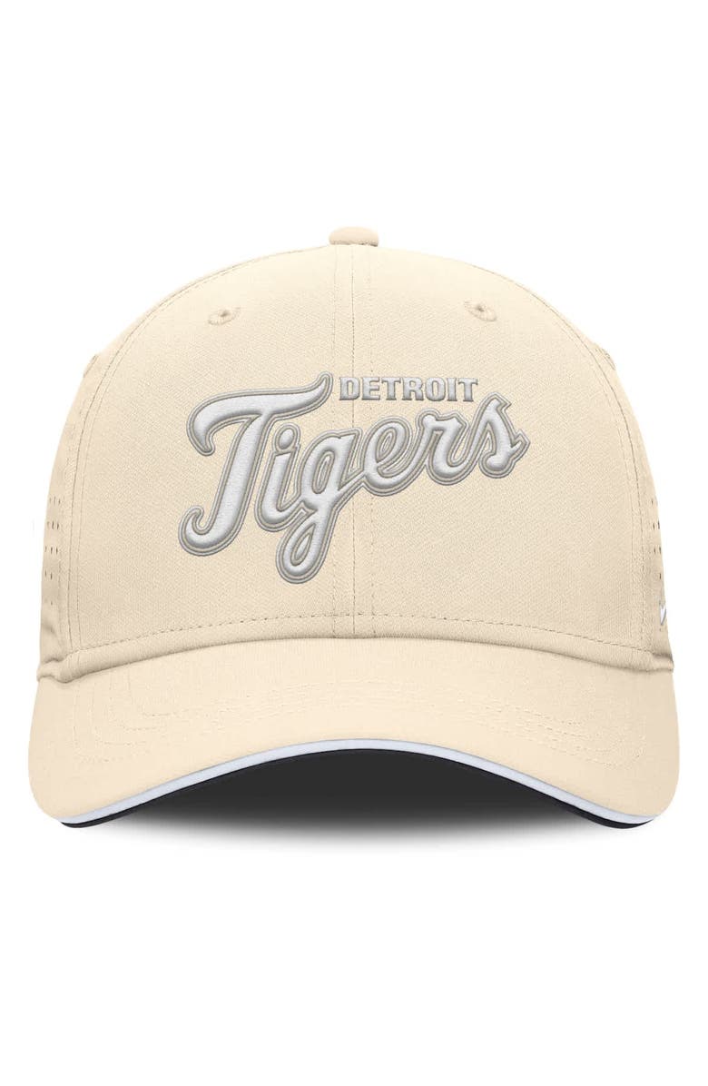 Nike Men's Nike  Cream Detroit Tigers Rise Performance Flex Hat, Alternate, color, 