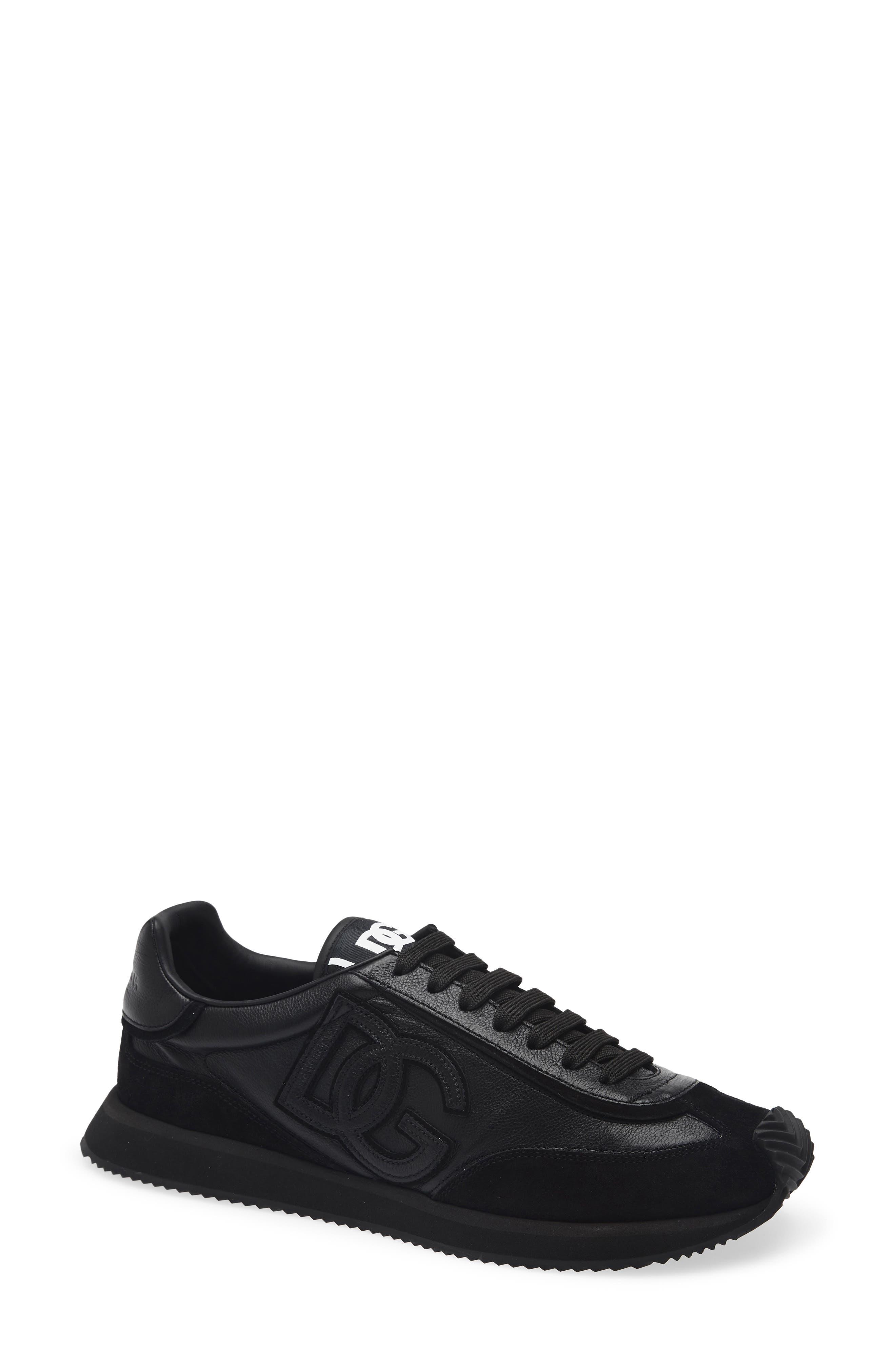 Dolce&Gabbana DG Cushion Sneaker, Main, color, Nero/ Nero