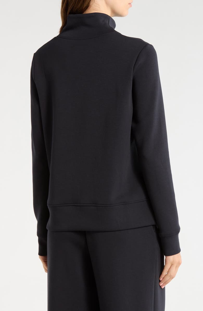 MPG Dreamweave Recycled Polyester Blend Mock Neck Sweatshirt, Alternate, color, Black