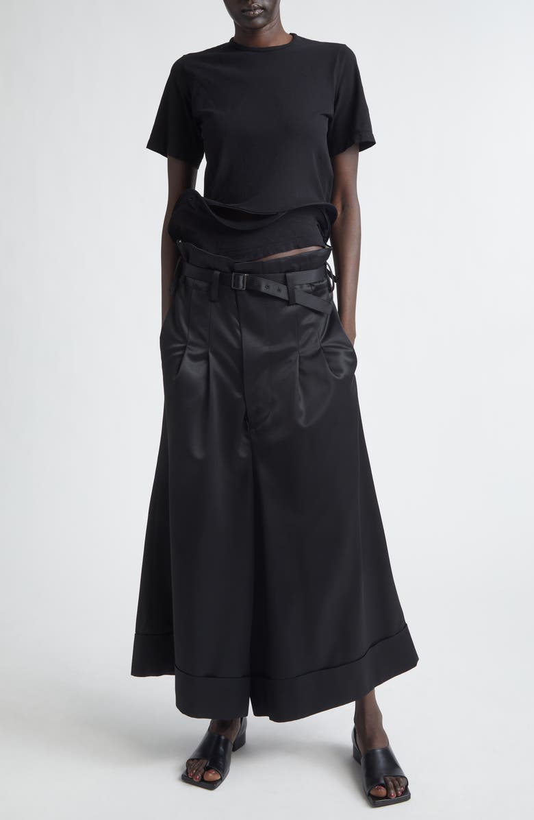 Junya Watanabe Wired Cutout Mesh T-Shirt, Alternate, color, Black