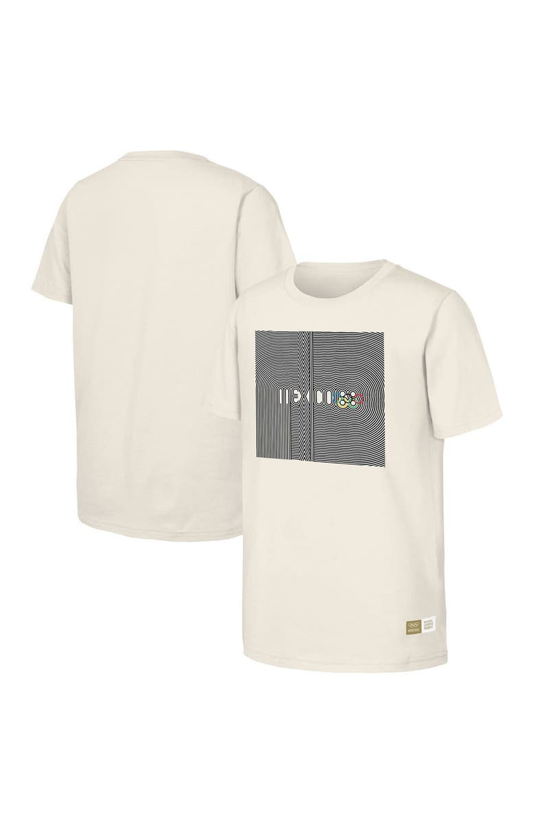 Outerstuff Men's Natural 1968 Mexico Games Olympic Heritage T-Shirt, Main, color, Natural