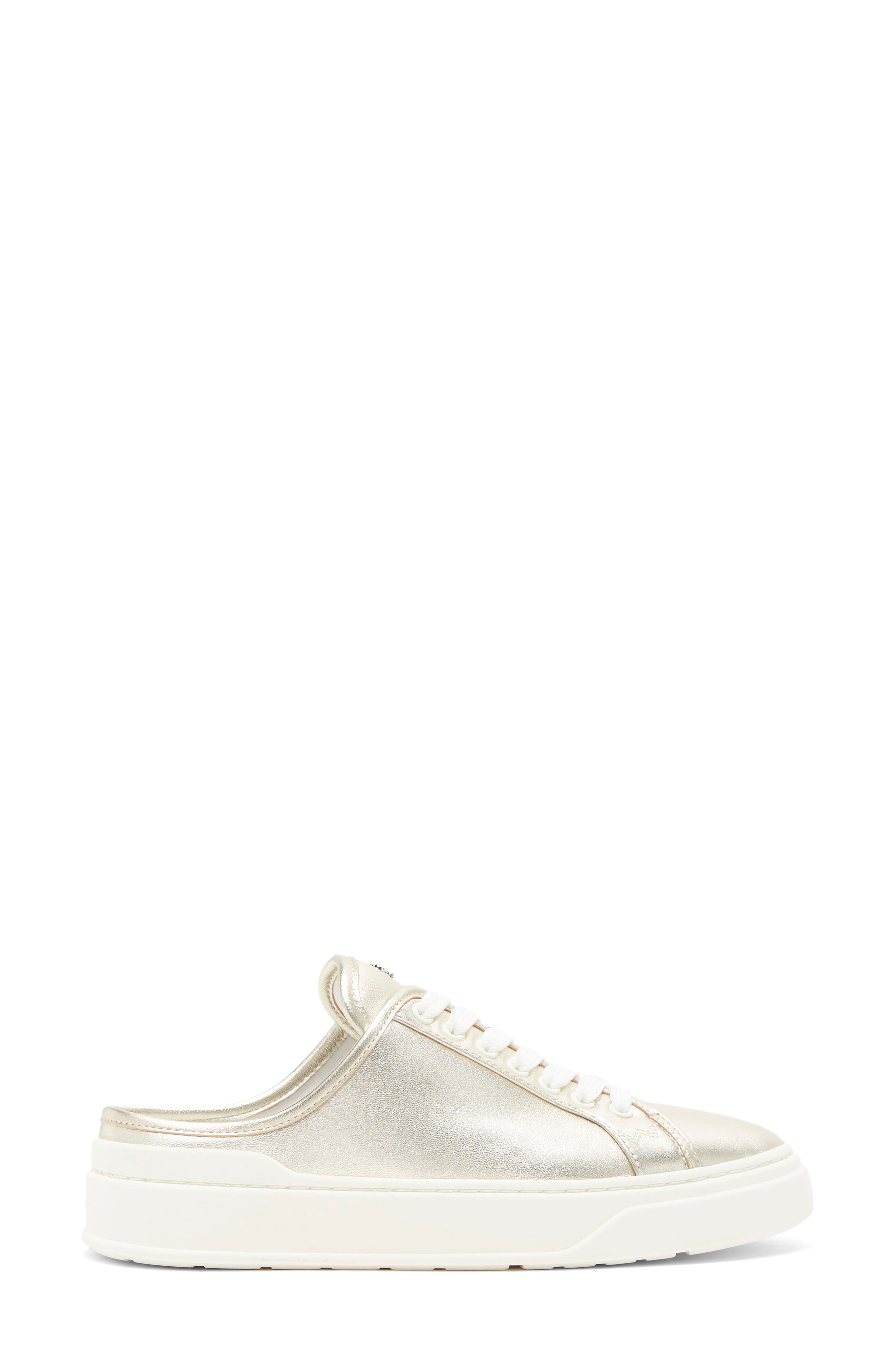 Skater Mule Sneaker, Alternate, color, PLATINO