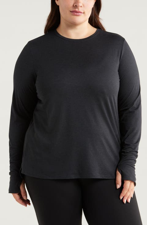 Liana Restore Soft Lite Long Sleeve T-Shirt (Plus)
