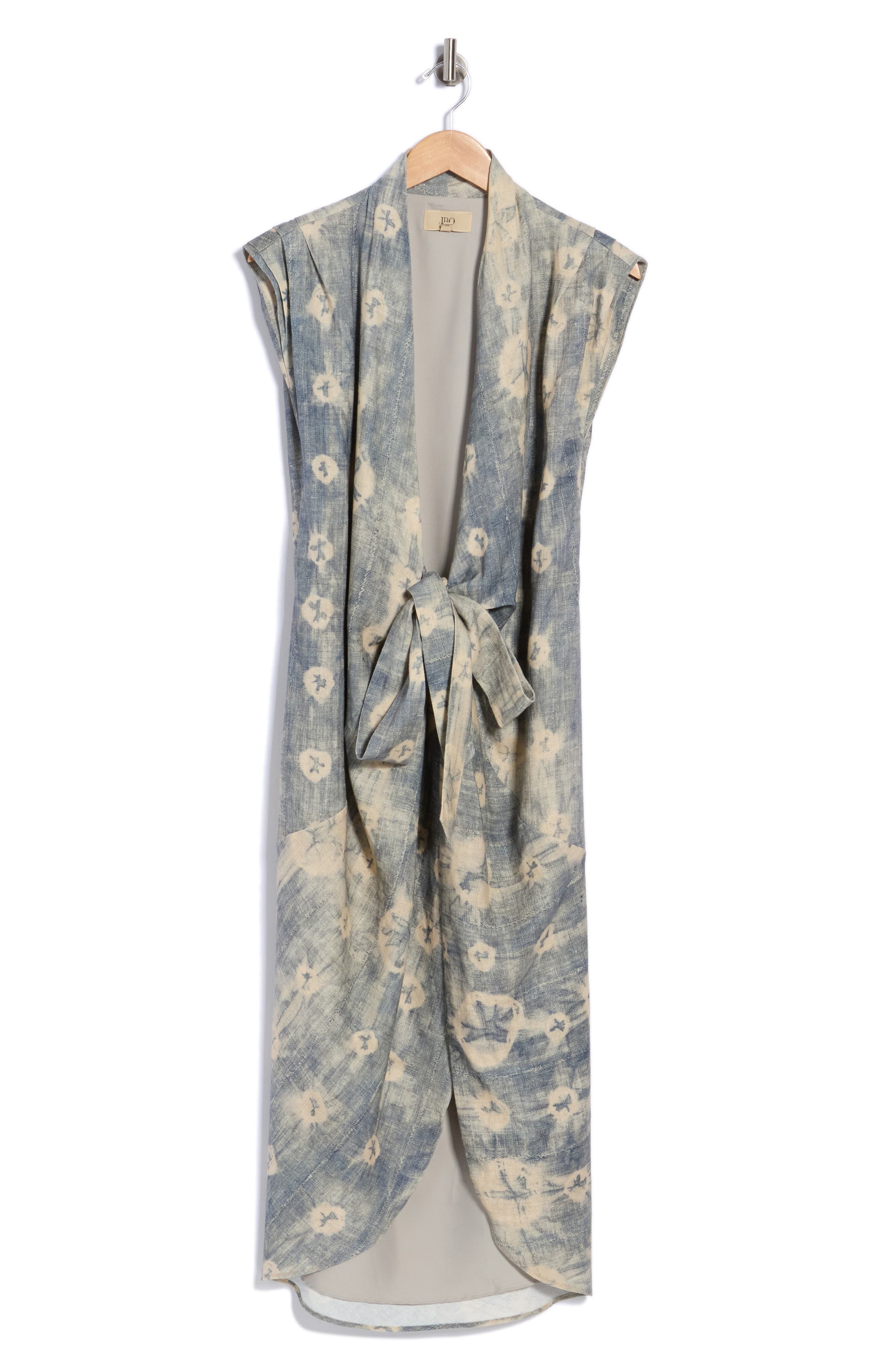 Alivia Tie Front Midi Dress