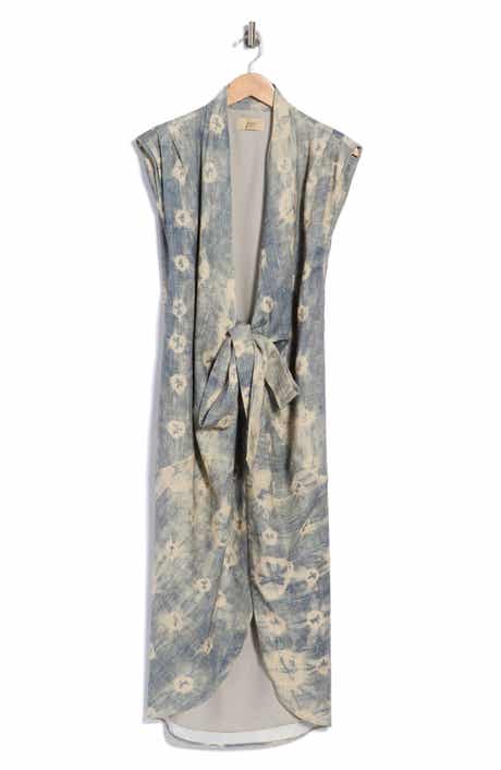 Alivia Tie Front Midi Dress