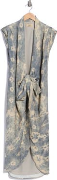 JBQ Alivia Tie Front Midi Dress