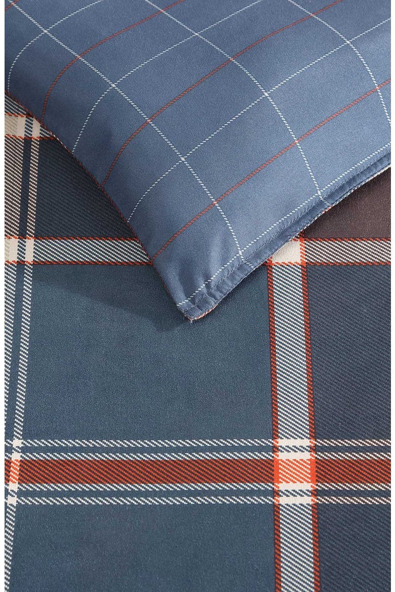 Shasta Lake Reversible Duvet Cover Set, Alternate, color, MEDIUM INDIGO