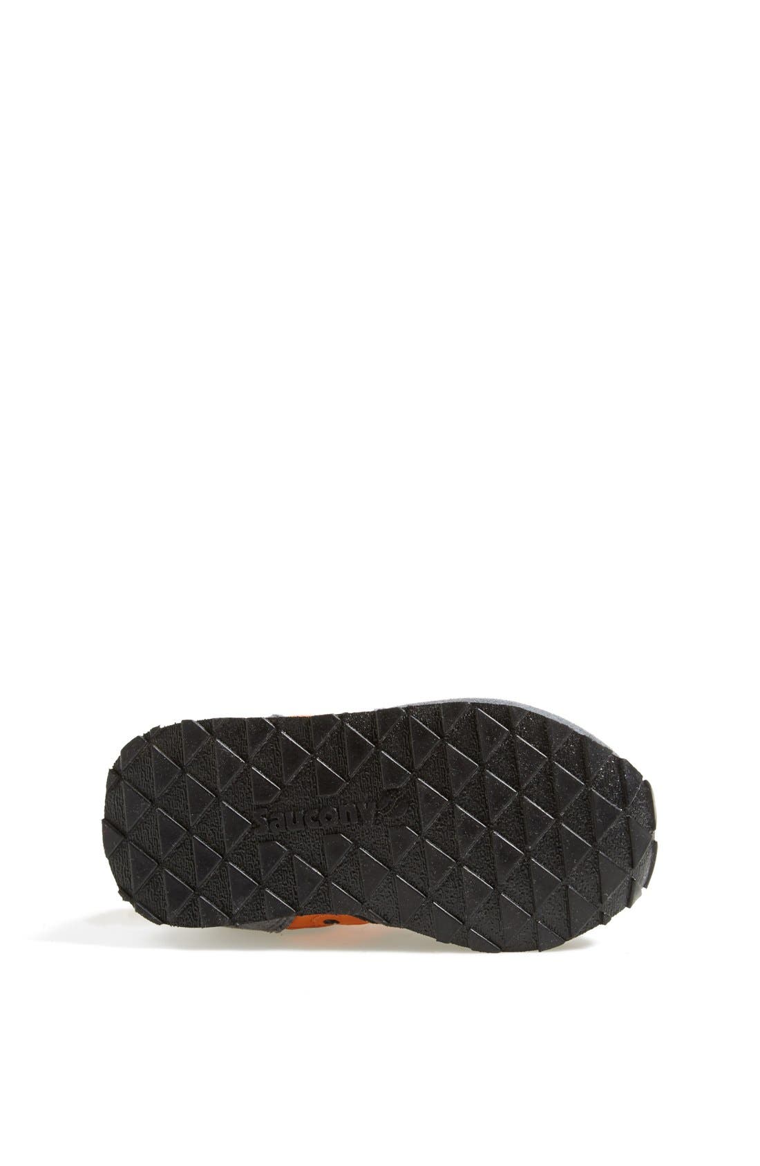Jazz Hook & Loop Sneaker, Alternate, color, GREY/ ORANGE