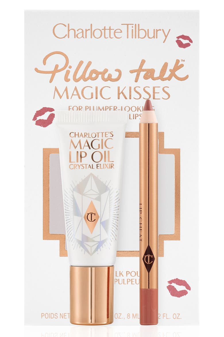 Pillow Talk Magic Kisses Lip Set (Limited Edition), Main, color, PINK