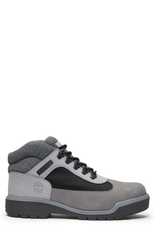 Timberland Field Waterproof Boot In Medium Grey Nubuck