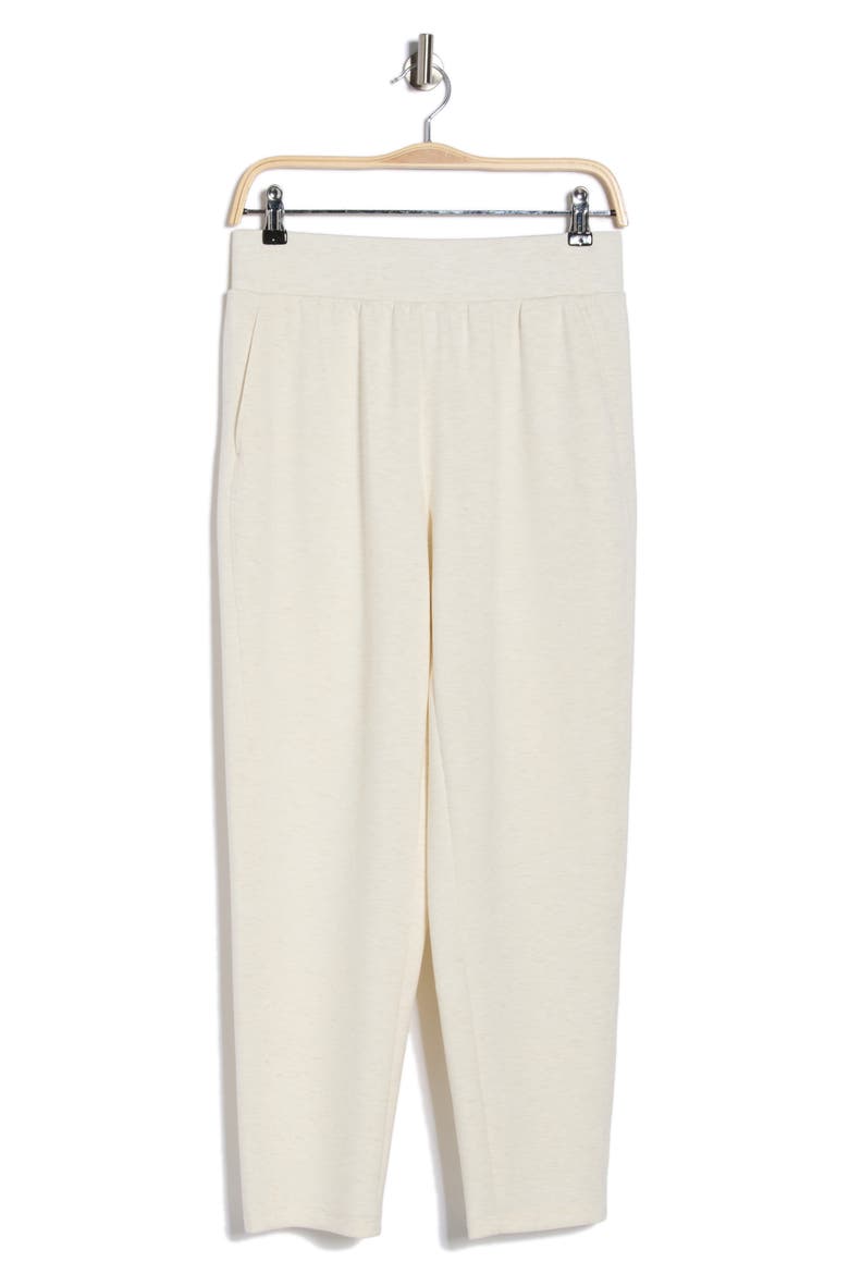 Whisper Knit Ankle Pants, Alternate, color, BEIGE IVORY HEATHER