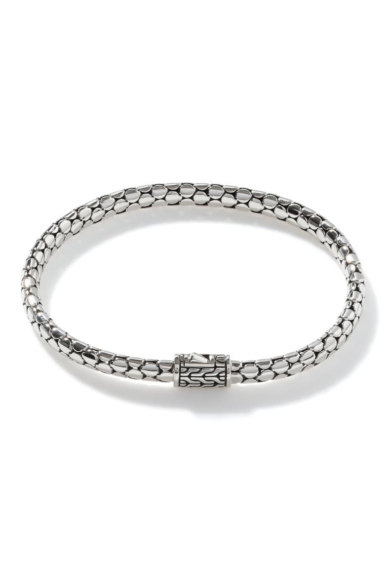 Dot 4.5mm Bracelet, Alternate, color, SILVER