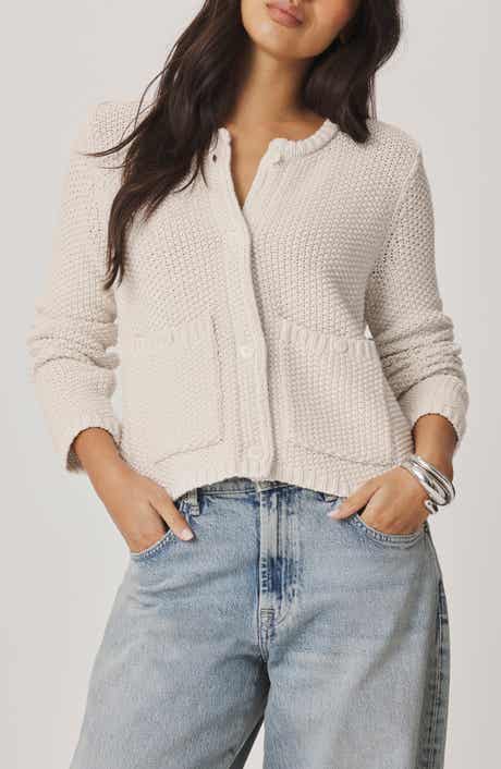 Angela Chunky Cotton Blend Cardigan