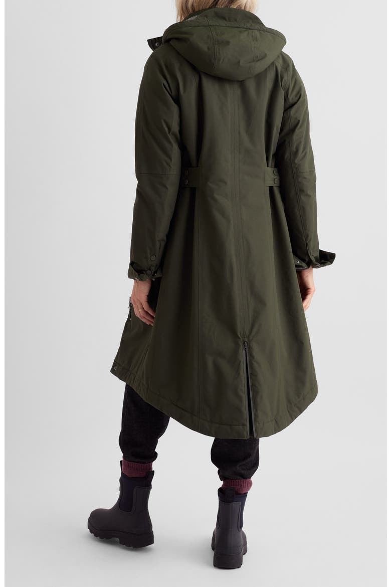 Janelle Waterproof Raincoat, Alternate, color, WOODLAND