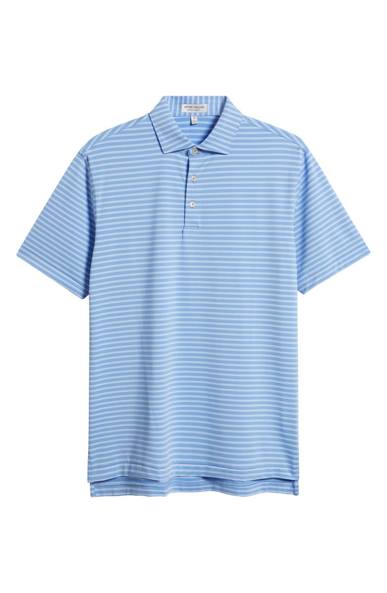 Peter Millar Ashford Performance Jersey Polo, Alternate, color, Bluebird