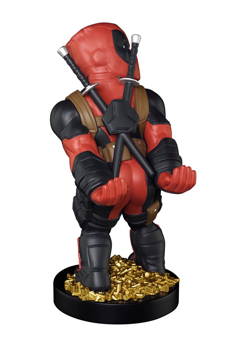 Marvel Deadpool Rear View Phone & Gaming Controller Holder, Alternate, color, Multicolored