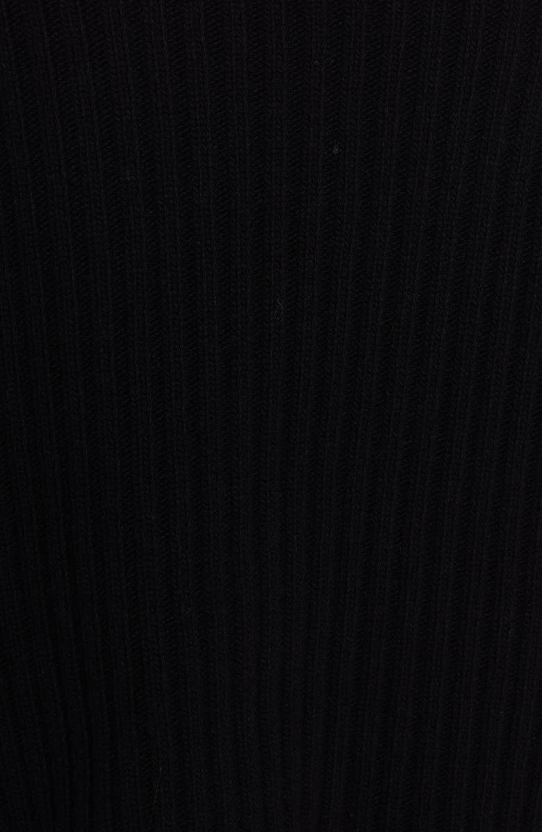 Moncler Patch Pocket Wool Rib Turtleneck Sweater, Alternate, color, 