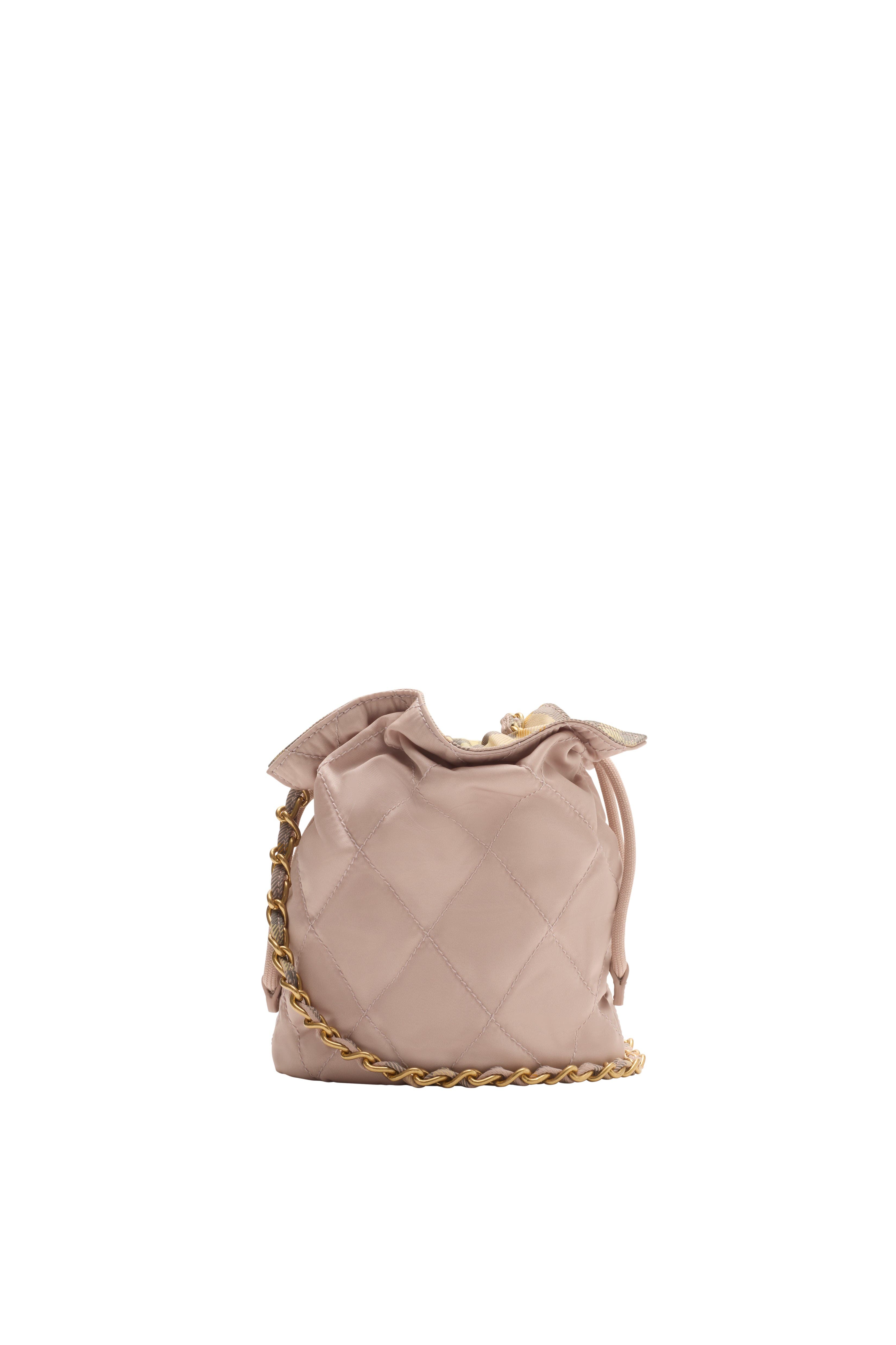 Burberry Reversible Horseshoe Chain Pouch, Alternate, color, Rose Beige