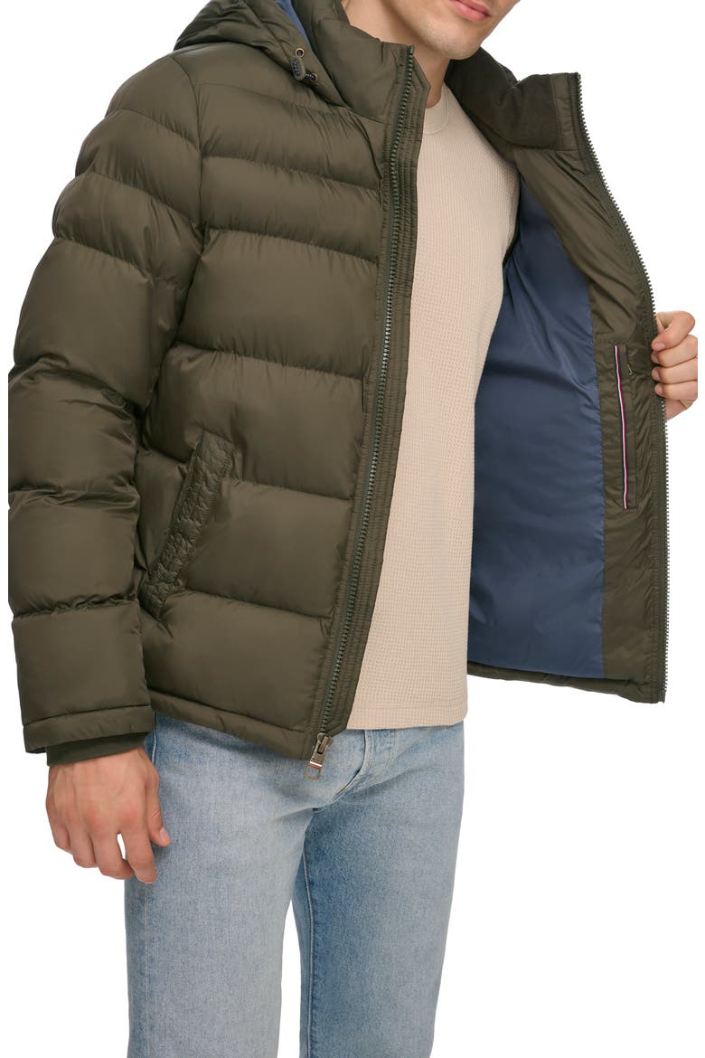 Hooded Puffer Jacket, Alternate, color, OLIVE