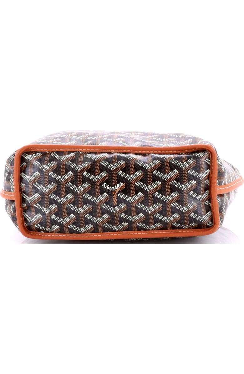 Pre-Owned Goyard Anjou Reversible Tote Coated Canvas Mini, Alternate, color, Black