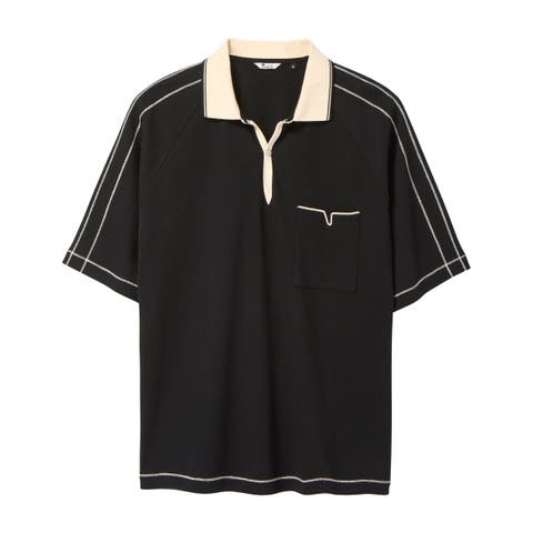 Raglan Mesh Polo