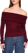 Susana Monaco Off the Shoulder Merino Wool Sweater
