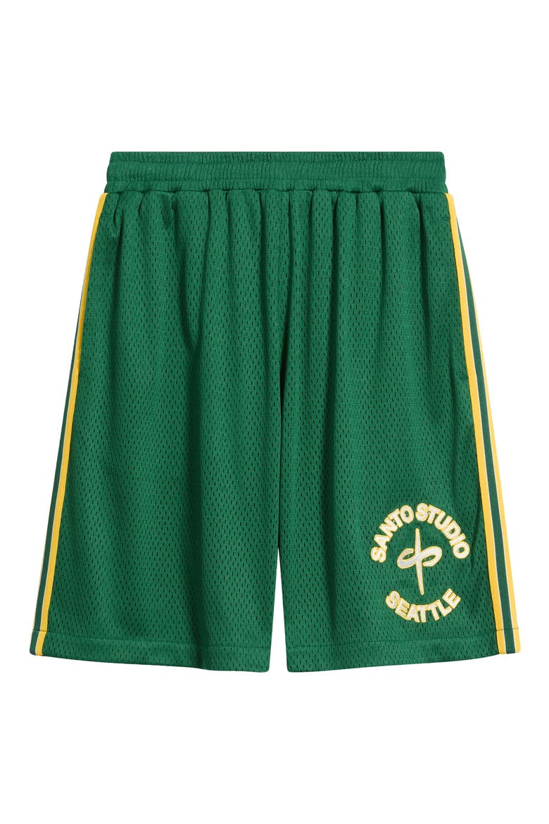 Seattle Mesh Shorts, Alternate, color, GREEN
