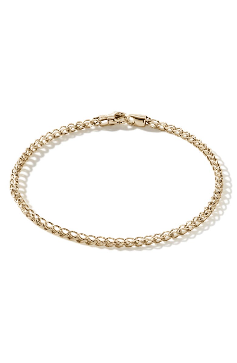John Hardy Surf Bracelet, Gold, 2.3mm, Main, color, Gold