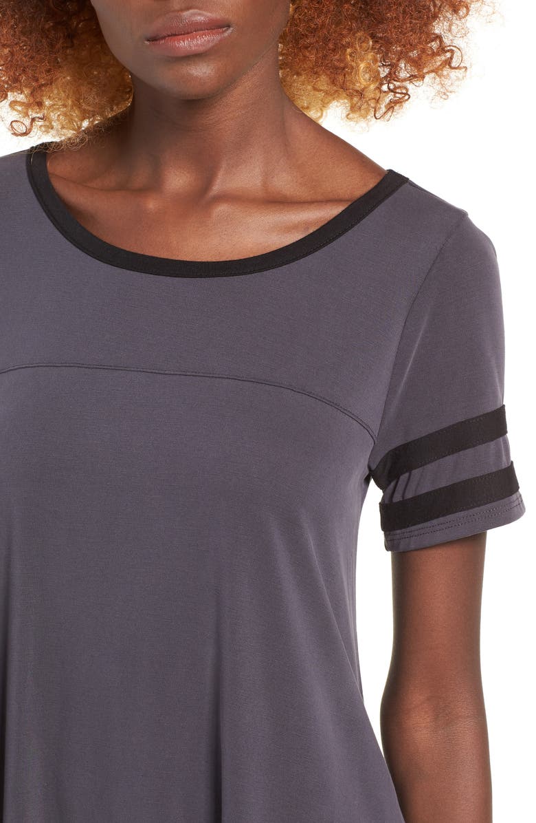 Socialite Varsity T-Shirt Dress, Alternate, color, 