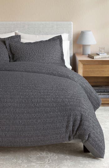 Woven & Weft Waffle Reversible Duvet & Sham Set