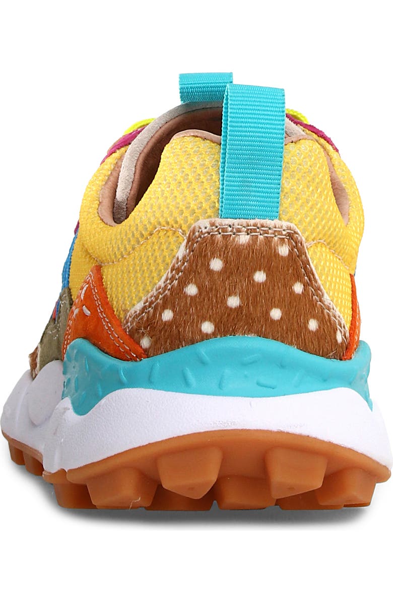 Flower MOUNTAIN Lenzan Trail Sneaker, Alternate, color, Yellow/ Pink Multi