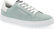 KARL LAGERFELD PARIS Suede Low Top Sneaker