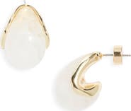 Nordstrom Resin Huggie Hoop Earrings