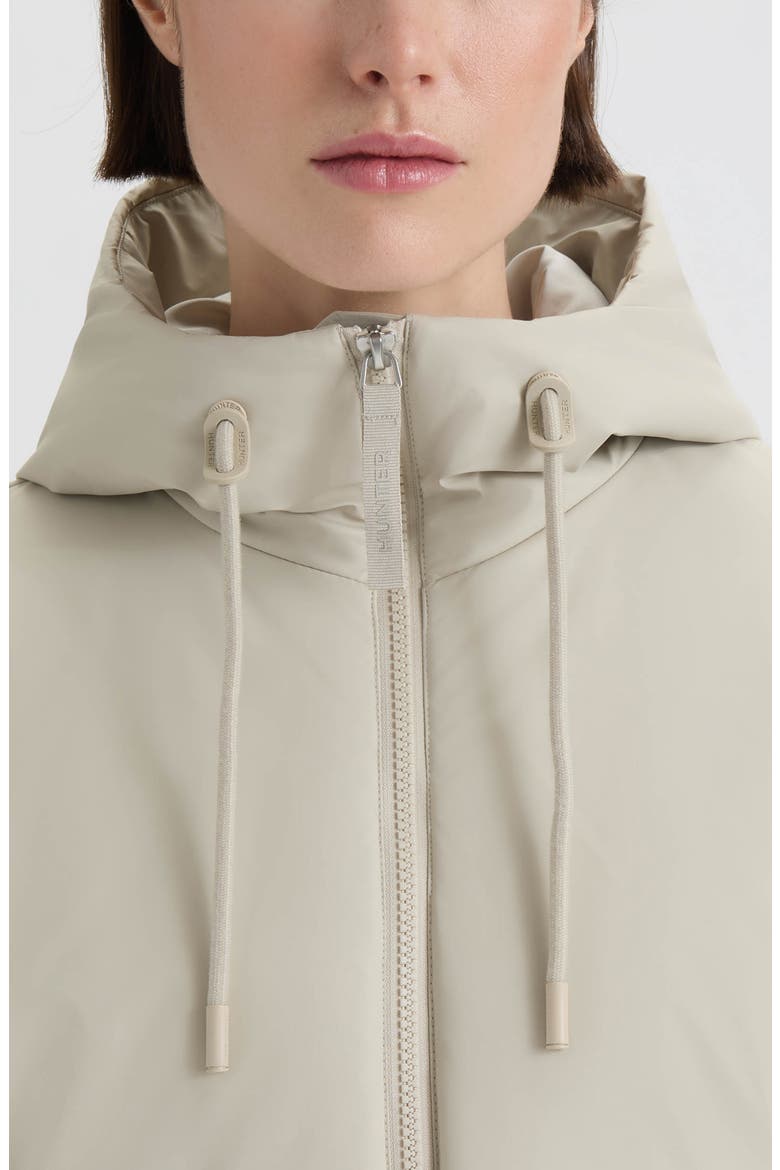 Leah Faux Leather Puffer Jacket, Alternate, color, VANILLA
