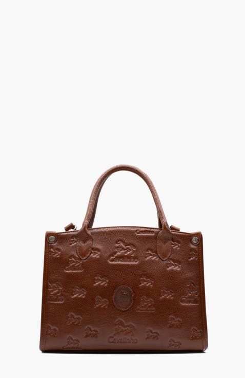 Cavalo Lusitano 480 Embossed Leather Handbag