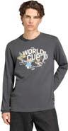 adidas Men's adidas Gray FIFA World Cup Historic Mascot Long Sleeve T-Shirt