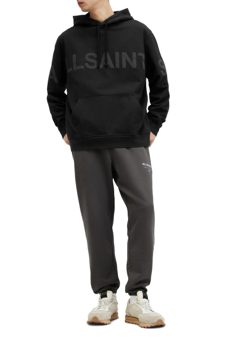 Biggy Logo Graphic Hoodie, Alternate, color, JET BLACK