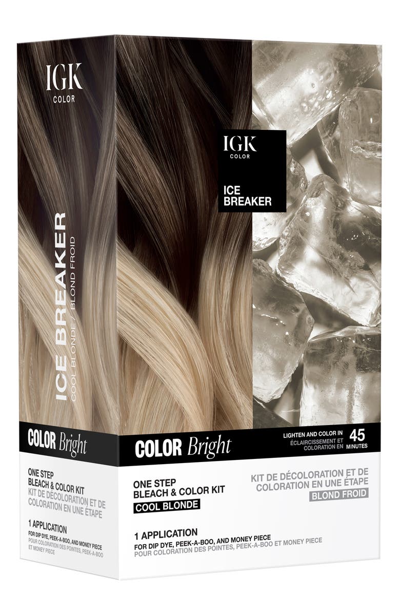 IGK Ice Breaker Bleach Color Kit - Ice Breaker: Cool Blonde, Alternate, color, Cool Blonde