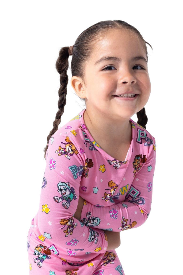 Kids' PAW Patrol Varsity Pink Set of 2 Piece Pajamas, Alternate, color, PAW Patrol: Varsity Pink