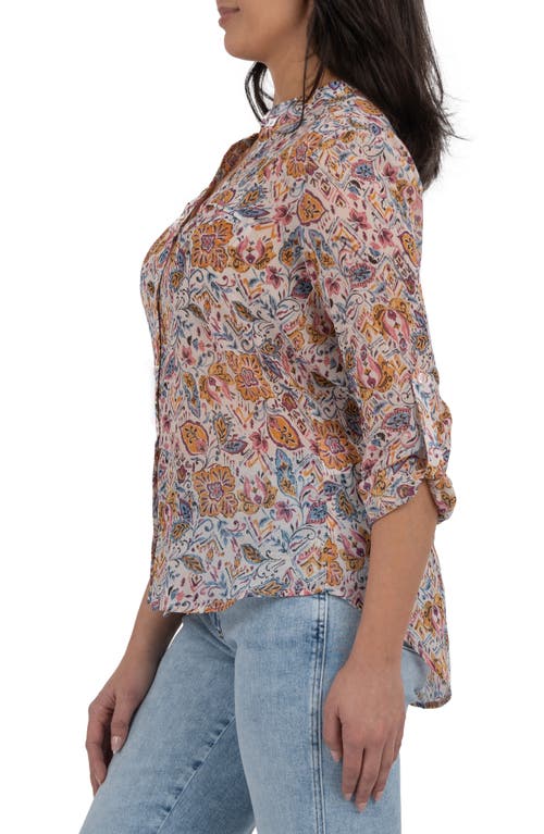 Kut From The Kloth Jasmine Chiffon Button-up Shirt