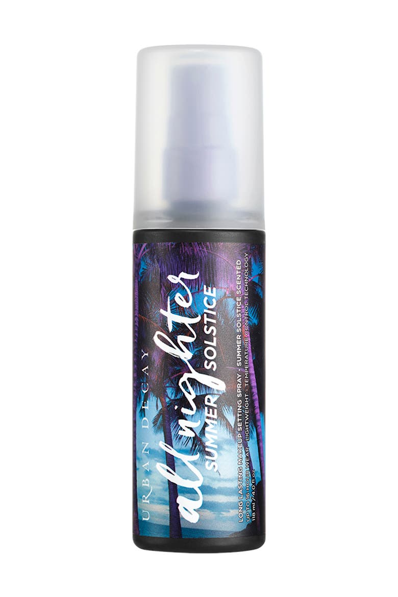 All Nighter Setting Spray Summer Solstice Full Size with Travel Spray, Alternate, color, NO COLOR